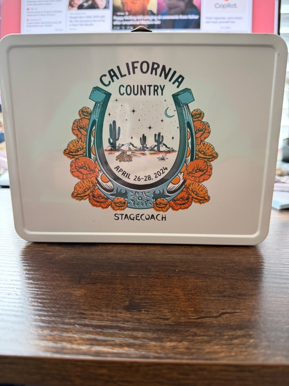 Stagecoach California 2024 Metal Tin Box